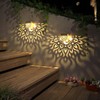 Gardsee Solar Fence Lights 6 Pack Solar Deck Lights Waterproof