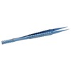2 Pcs Fine Tipped Tweezers Straight Tip Bent Tip Titanium