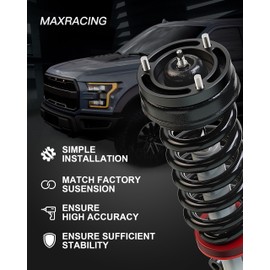 Maxracing 1.5" Front + 1.5" Rear Leveling Lift Kit Compatible with 2007-2020 Chevy Tahoe / 2007-2020 Chevy Suburban 1500/2007-2013 Chevy Avalanche 1500/2007-2020 GMC Yukon 1500 4WD/2WD