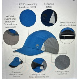 Sunday Afternoons Vaporlite Stride Cap One Size Black