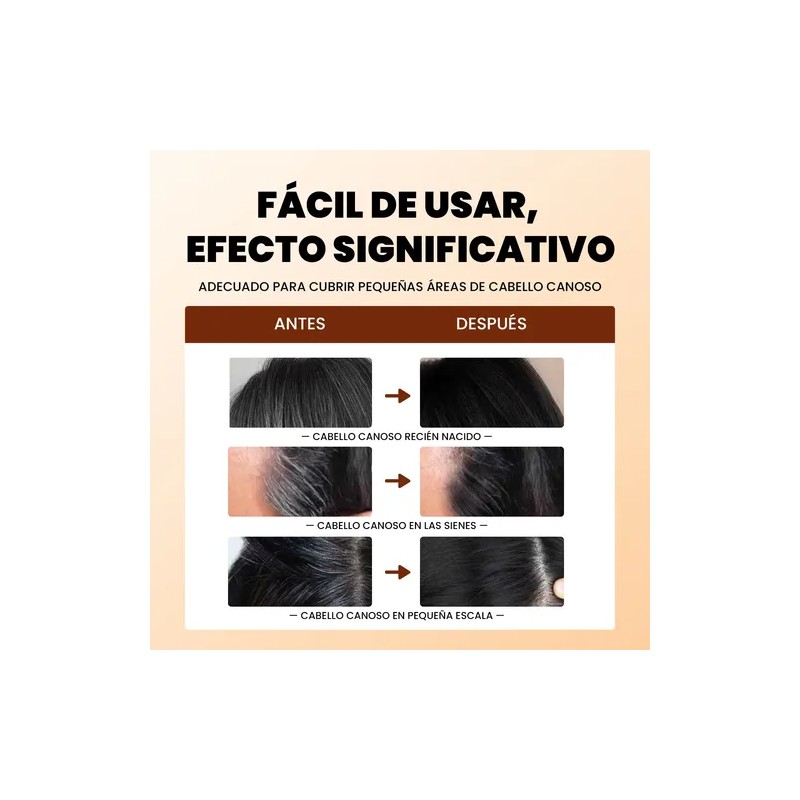 Tinte En Barra Para Cabello Cubre Canas Con Peine 20g