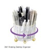 1 pcs 360 Degree Rotating Desk Organizer,Acrylic Pen Organizer with