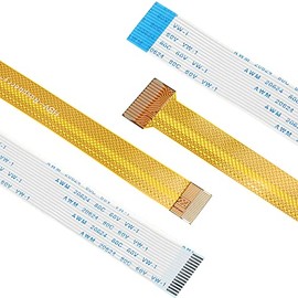 MakerSpot Flex Cable for Pi Camera MakerSpot FFC Ribbon Flexible Flat Cable Set for Raspberry Pi Models A+, B+, 2, 3, 3B+, 4B