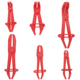 iplusmile 6pcs Hose Pinch off Pliers Straight Angled Clamp Tools for Radiator Brake Lines Ergonomic Handle for Comfort for Automotive Repair Maintenance