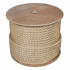 3 Strand Twisted ProManila Polypropylene Rope (1 Inch x 100 Feet)