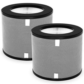 HK-AP001 Replacement Filter, Compatible with WATTSMART HK-AP001 Air Purifiers, True H13 HEPA Air Purifier, 3-in-1 HEPA Filter High-Efficiency Carbon Filter Filtration 2-Pack
