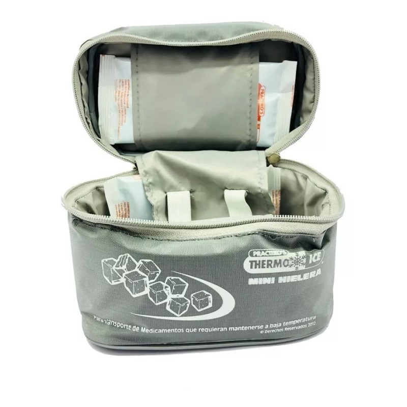 PRACTIKOS Hielera Térmica Porta Insulina Con Gel Frío Enfriamiento
