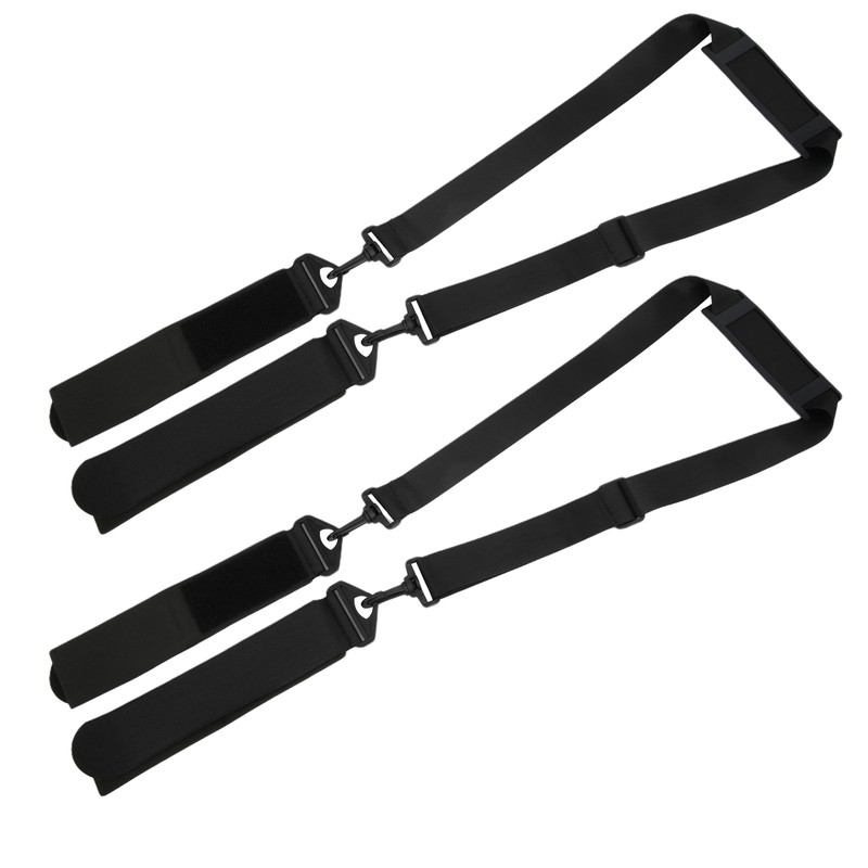 2Set Snowboard Shoulder Straps Handle Double Skis Fixing Strap Sleigh