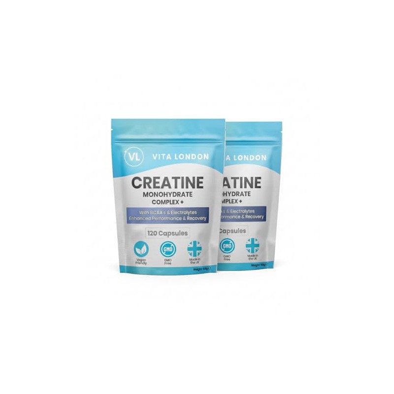 Creatine Monohydrate Complex + BCAA's & Electrolytes | 240 Vegan