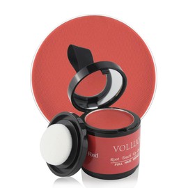 VOLLUCK Hairline Powder for Women Men, VOLLUCK Root Touch Up Hair Powder Root Cover Up Hair Color Powder 0.35 Ounce, Hair Shadow Powder Cover Your Root Concealer, Bald Spots, Eyebrows, Red