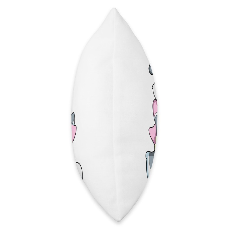 Rabbit Nurse First aid kit Throw Pillow