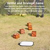 SpeedArmis Giant Wooden Yard Dice Set - Large Lawn yatzee