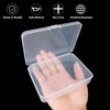 SENENQU 24 Pack Small Clear Plastic Storage Containers Box with