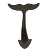 Bronze Finish Cast Iron Whale Tail Decorative Garden Hose Holder