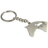 Silhouette Keyring, silver