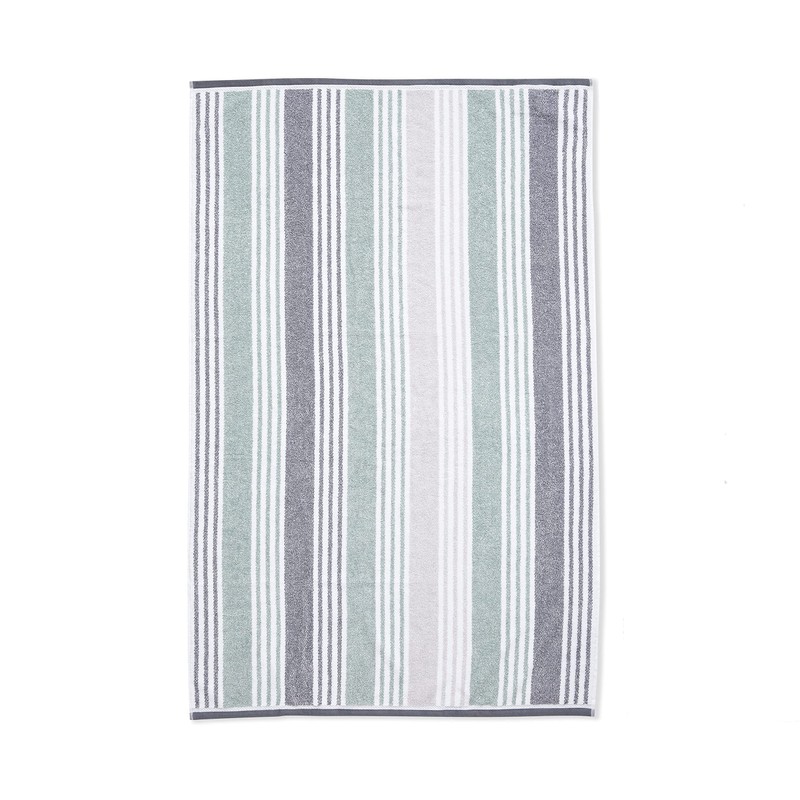 Catherine Lansfield Kelso Stripe Bath Towel 450gsm Soft Absorbent Cotton