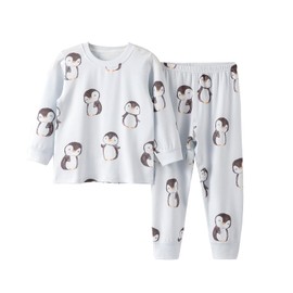 Cherie Kids Organic Cotton Soft 3-5T Baby 2-Piece Pajama Set Boys Girls Unisex Long Sleeve