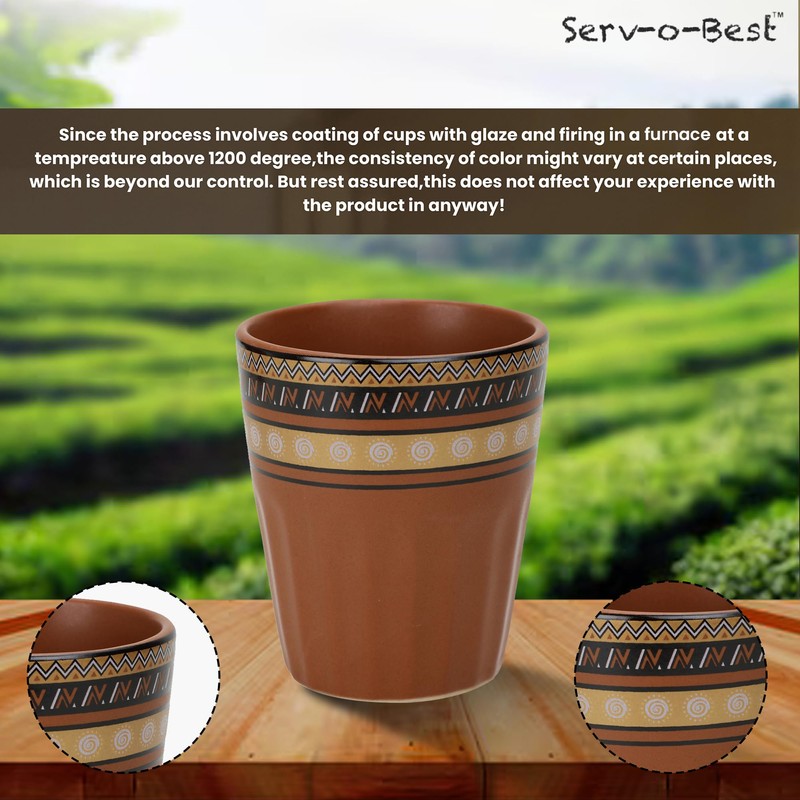 Handmade Cantaritos de Barro Ceramic Tea Cups Set – 6