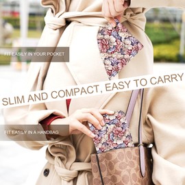 APHISON Womens Wallet RFID Wallet Women Slim Bifold Compact Small Wallet for Women with ID Credit Card Holder Zipper Coin Pocket Wallet