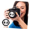 SHINEOFI 2pcs Cartoon Panda Design Camera Lens Cap Cover Scratch