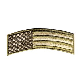 USA Flag Rocker Tab 3.5 x 1.0 Hook Patch (ROC2)