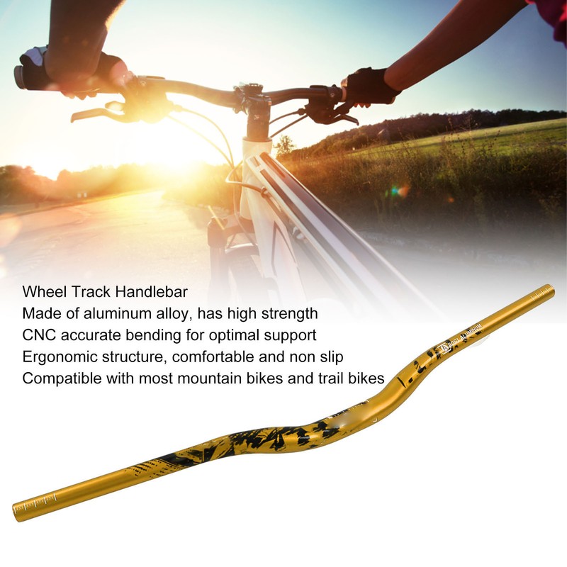 Wheel Track Handlebar Replacement Aluminum Alloy Bike Riser Bar 31.8mm