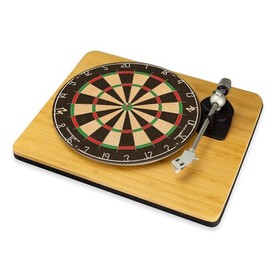 Dart Board Record Player Slip Mat Turn Table DJ Slip Mat Scratch Pad (12")