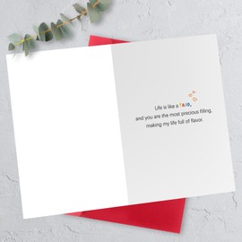 HEJOYN Fathers Day Card, Lovely Taco Father's Day Card for Dad, Funny Fathers Day Cards for Husband Boyfriend from Wife Girlfriend, Happy Father's Day To The Only Meat for My Taco