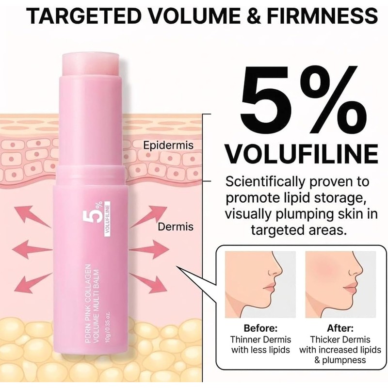 Bálsamo Facial Anti-Arrugas con Colágeno Rosa y PDRN 2 Piezas