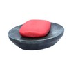 Indus Lifespace Handmade Indian Stone Soap Dish - Grey Soapdish