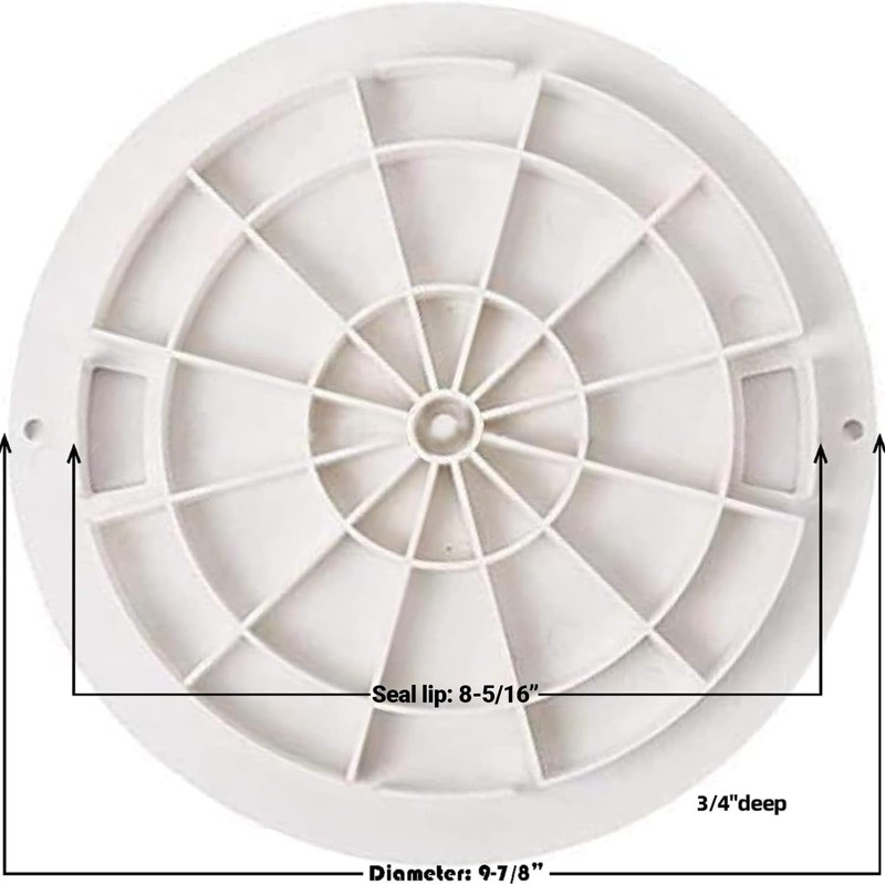AR-PRO (2 Pack) Exact Replacement Hayward SPX1070C Skimmer Cover -