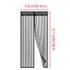 Magnetic Door Curtain Magnetic Flyscreen Door Cover Bug Mesh Curtain