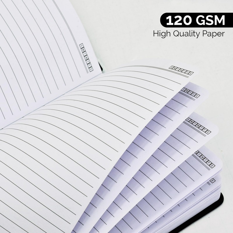 Nextnoid Hardcover Lined Notebook Journal - 120 GSM Thick Paper,