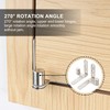 VILLCASE 2 Pieces Stainless Steel Heavy Duty Pivot Door Hinges