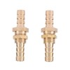 Brass Hose Connection Plug Adapter, Akozon Pack of 2 Hose