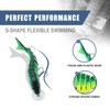 BLUEFISHER Fishing Lures Excellent Bionic Lures for Bass Trout Walleye,