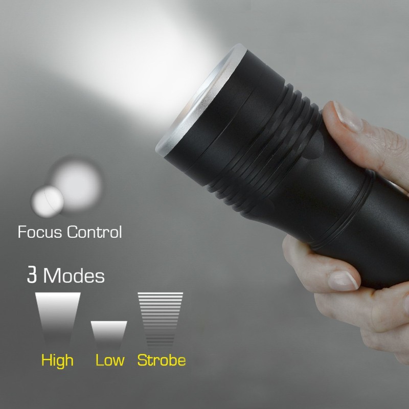 Lighthouse L/HEFOC250 Elite High Performance LED Torch 250 Lumens AAA