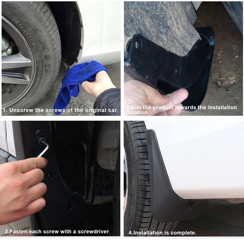 Kinwrdsn Mud Guard Mud Flaps Guards Splash All Weather Guard