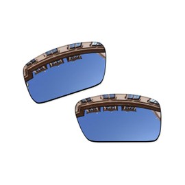 Vonxyz Lenses Replacement for Costa Del Mar Permit 06S9022 Sunglass - Chrome MirrorCoat Polarized