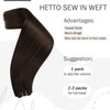 Hetto Brown Extensions, Real Hair Remy Wefts, Real Hair Extensions,