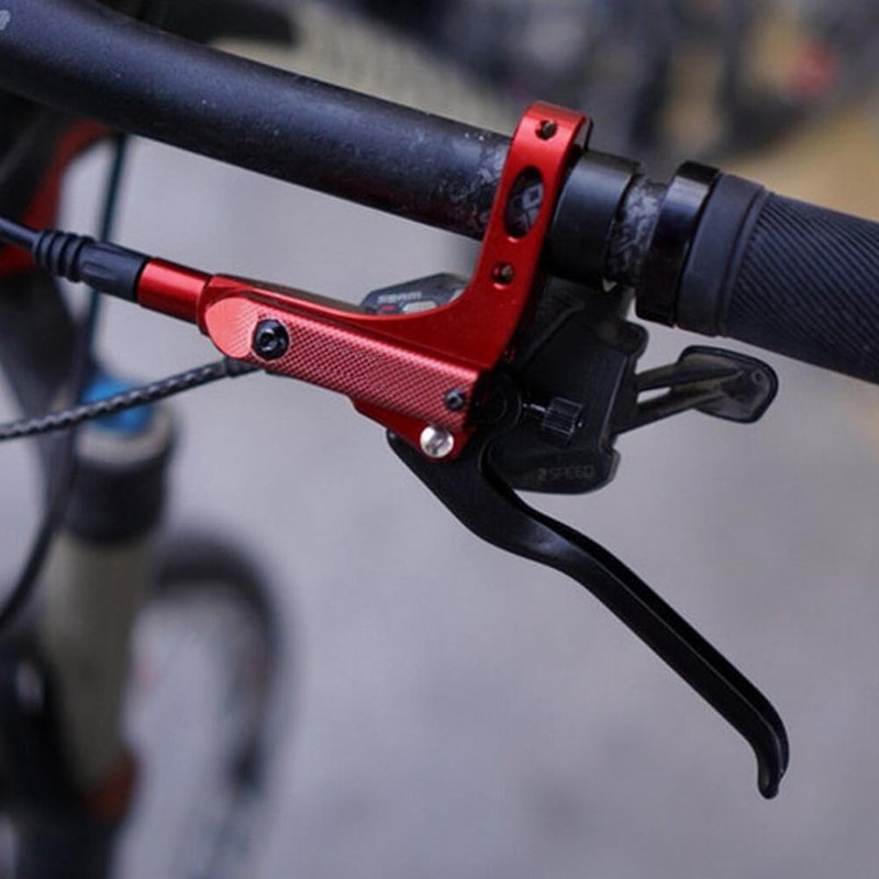 Hapihom Hydraulic Disc Brake Set, 4-Piston Bicycle Hydraulic Disc Brake,