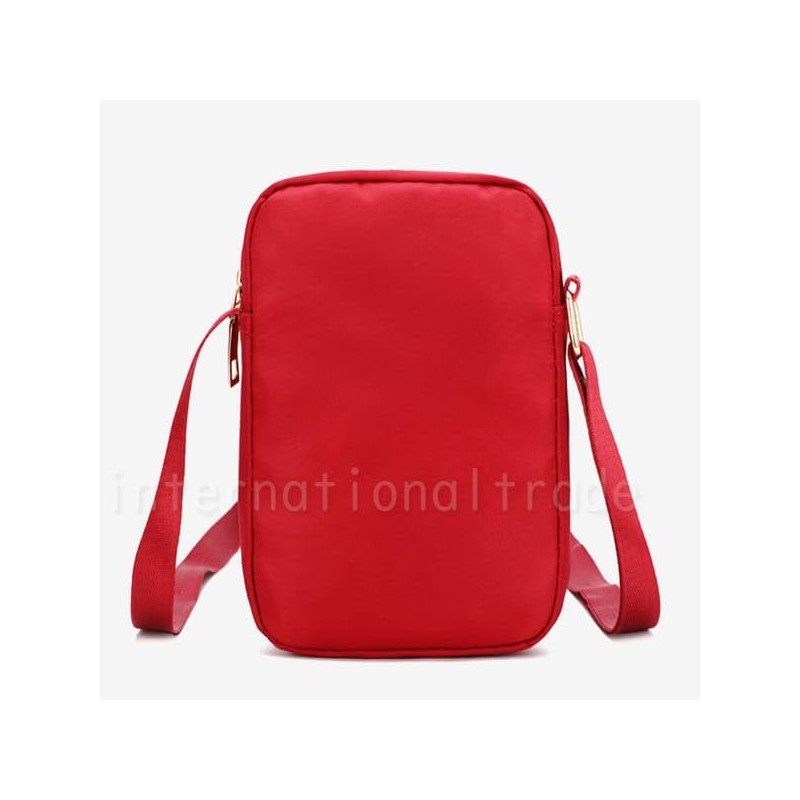 Schicksal. Women's Vertical 3 Pocket Shoulder Bag, Mini Bag, Pochette,