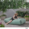 Christopher Knight Home Vivien Outdoor Water Resistant 6'x3' Lounger Bean
