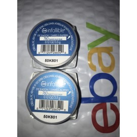 L'Oreal Paris 2 Jar Lot LOREAL Infallible 24HR Eyeshadow 760 TIMELESS BLUE SPARK unsealed NWOB