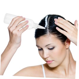 Baluue 10pcs Cosmetic Bottle Applicator Bottle Hair Oil Dispenser Bottle Pointed Mouth Bottles Shampoo Bottles Refillable Bottle Hair Perm Liquid Bottle Squeeze Bottles Plastic Bottle Abs