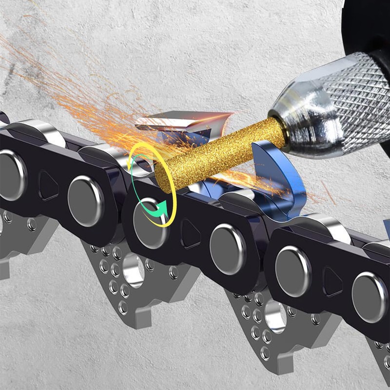Pack of 12 Diamond Chainsaw Sharpeners 3 Size 4 mm