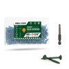 WELLOCKS Deck Screws 1-1/4", Wood Screws #8×1-1/4", Green 236 PCS,