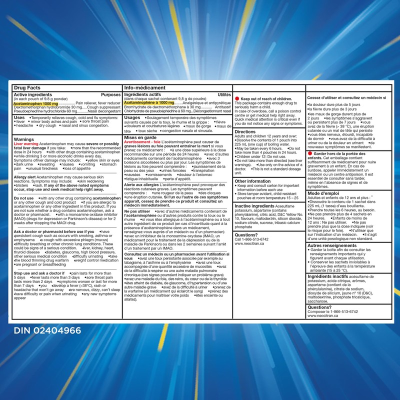 Neo Citran Neo Citran Total Flu Ultra Str, 10 countF