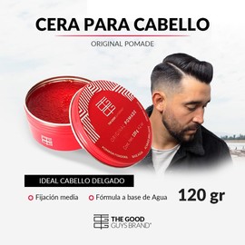 💈 LA MARCA GOOD GUYS – Cera para Cabello Hombre | Pomada Original 💈120g |​ Fijación Media | hermano