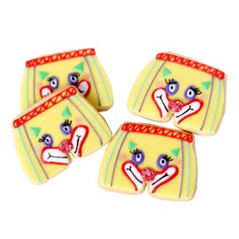 ½ Dz. Clown Mens Boxers Cookies! Circus Themed Birthday Party Favors or Bachelorette Shower Gag Gift!